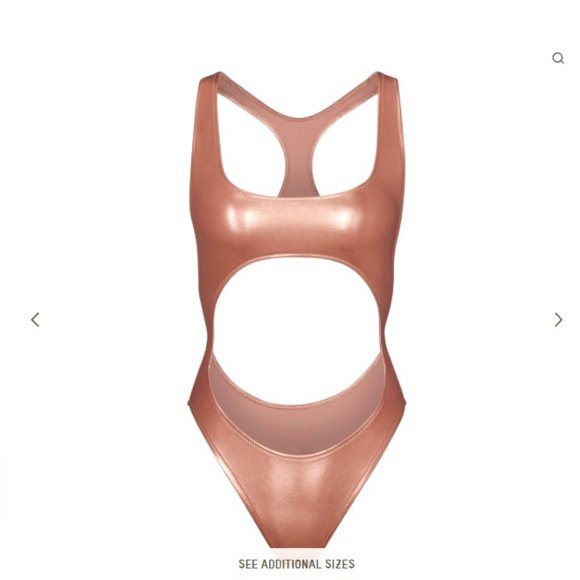 SKIMS Other - 🔥 NWT SKIMS METALLIC CUT-OUT MONOKINI